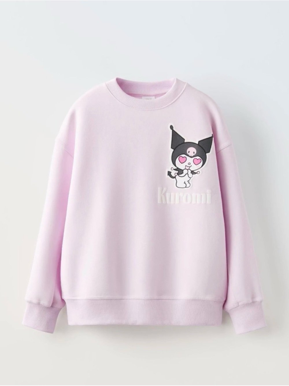 Zara Light Pink Kuromi Graphic Sweatshirt 9-10